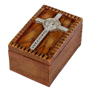 Silver Cross Confirmation Keepsake Box