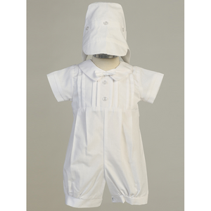 Liam Cotton Baptism Romper