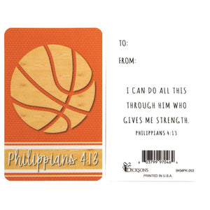 Basketball Pocket Prayer Card