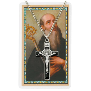 Enameled Saint Benedict Crucifix