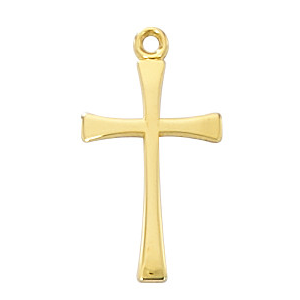 Small Maltese Gold Plated Cross