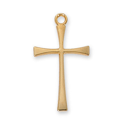 Large Maltese Gold Plated Cross