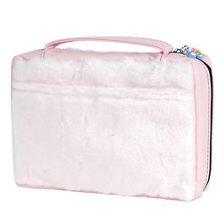 Pink Faux Fur Bible Case