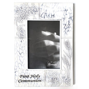 White Washed Communion Frame