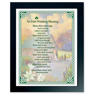 Irish Wedding Blessing Framed Print