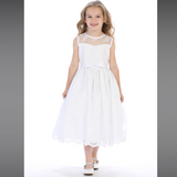 Embroidered Tulle First Communion Dress