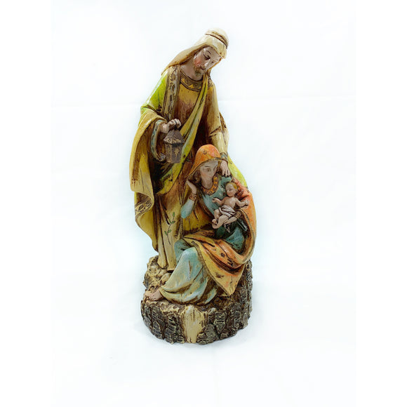 Carved Holy Family Figure