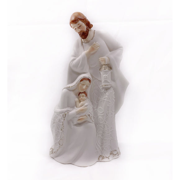 Porcelain Holy Family Lighted Figure