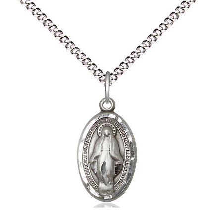 Sterling Silver Miraculous Medal 18