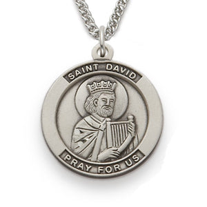 St. David Sterling Silver Medal
