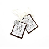 Traditional Brown Scapular with a Brown or White Cord