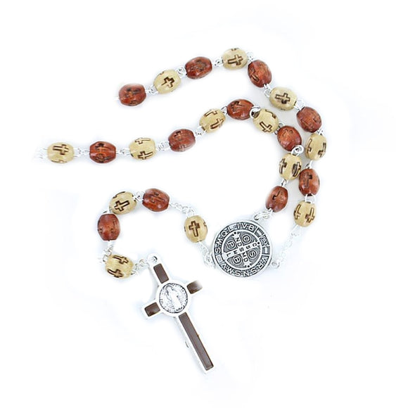 St. Benedict Wood Rosary Rosary