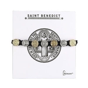 Saint Benedict Cord Bracelet