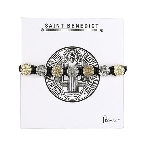 Saint Benedict Cord Bracelet