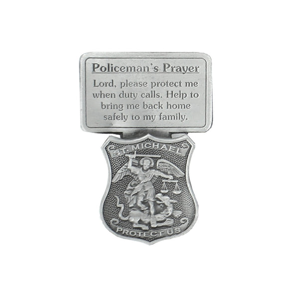 Policeman's Prayer Visor Clip