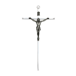 10" Silver Crucifix
