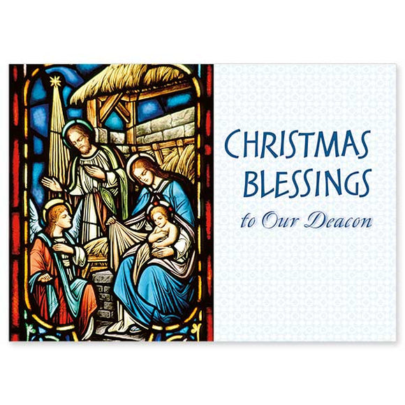 Christmas Blessings to our Deacon