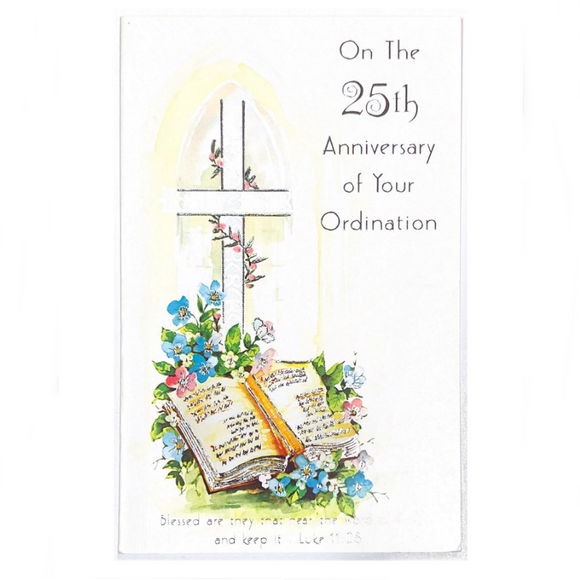 On the 25th Anniversary of Your Ordination