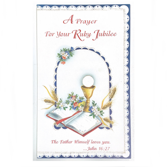 A Prayer for Your Ruby Jubilee