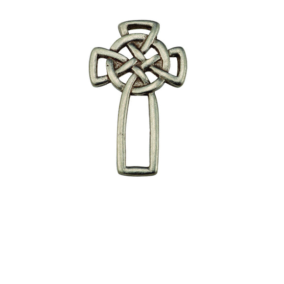 Celtic Cross Pewter Lapel Pin