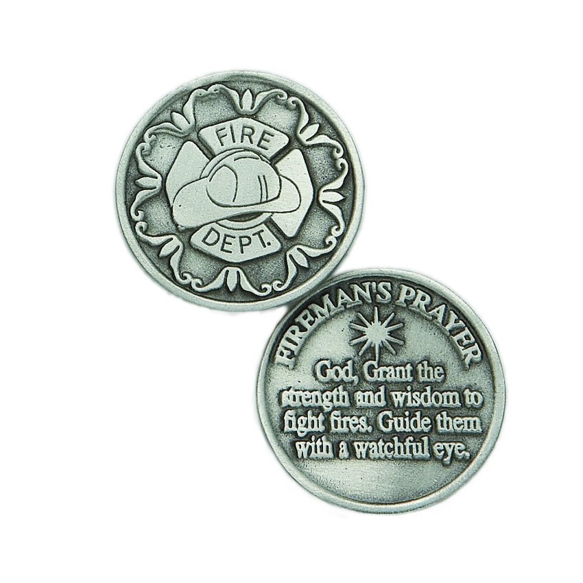 Token Fireman Fireman Pocket Token – The Catholic Gift Store