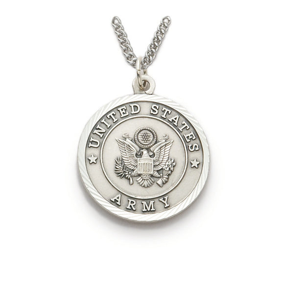 St. Michael Nickel Silver Army Medal