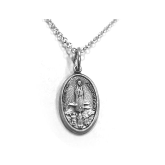 Oval Our Lady of Fatima Medal