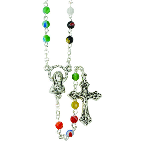 4MM Glass Murano Bead Rosary