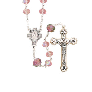 Pink Crystal Rosary