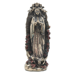 Bronze Our Lady of Guadalupe 12"