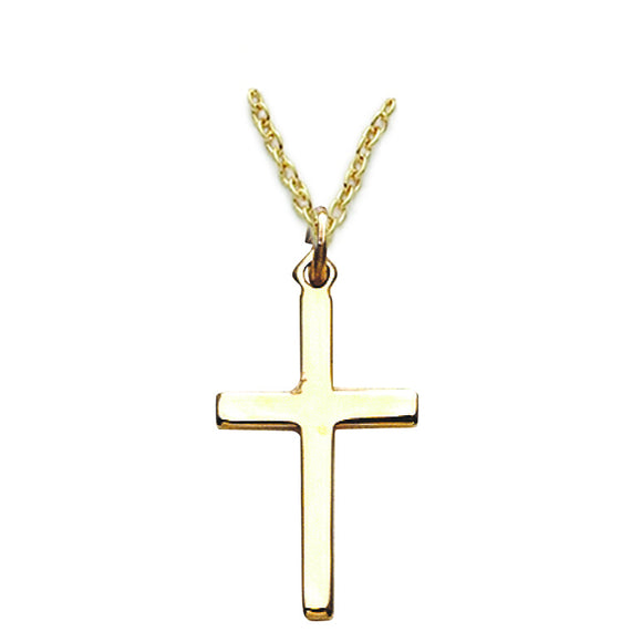 Plain Gold Cross