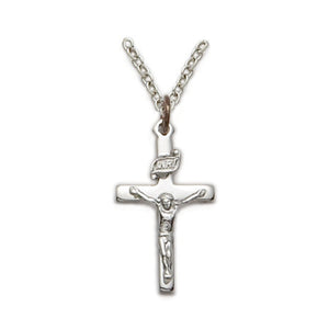 Sterling Silver Lady's Crucifix