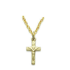 14K Gold Filled Baby Crucifix
