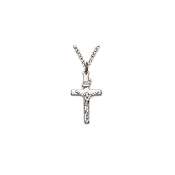 Girl's Silver Communion Crucifix
