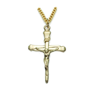 Gold Nail Crucifix