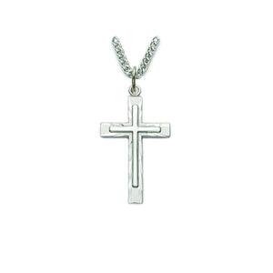 Engraved Silver Cross
