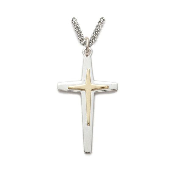 Two-Toned Tapered Cross