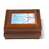 Woodgrain Baptism Keepsake Box