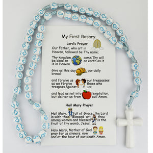 Kid's Blue Cross Rosary
