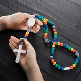Multi-Color Silicone Rosary