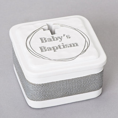 Baby's Baptism Trinket Box
