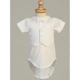 Boy's Baptism Cotton Tuxedo