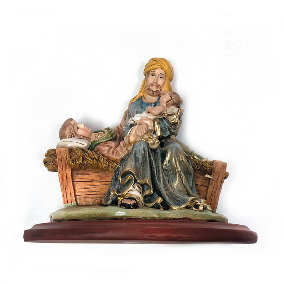 Let Mom Rest Holy Family Statue