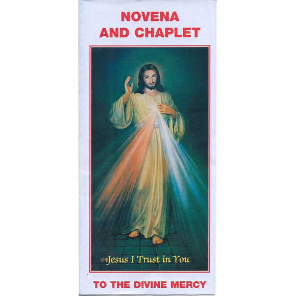 Novena and Chaplet of the Divine Mercy Leaflet