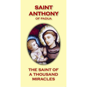 Saint Anthony of Padua: Saint of A Thousand Miracles Pamphlet