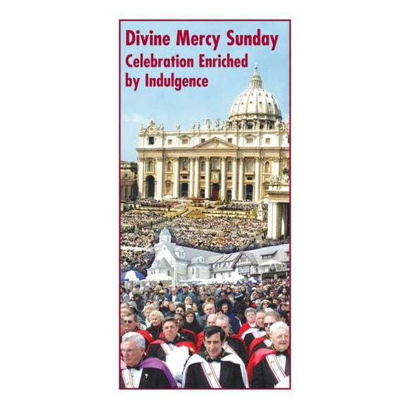 Divine Mercy Sunday Celebration Enriched by Indulgence