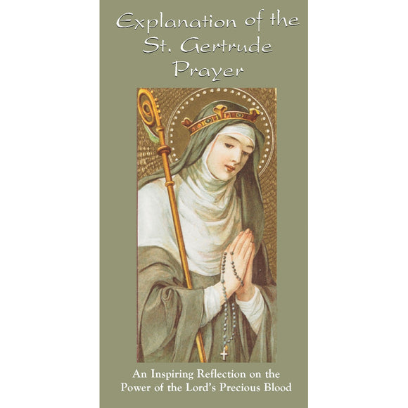 Explanation of the St. Gertrude Prayer