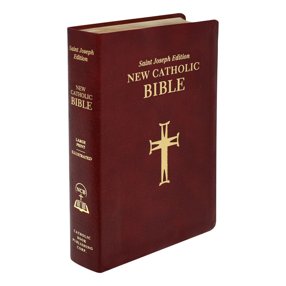 St. Joseph New Catholic Bible: Burgandy Bonded Leather