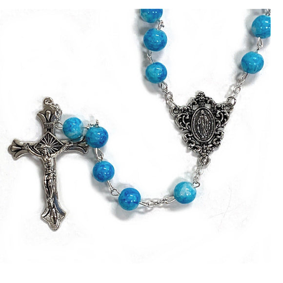 Marbled Blue Rosary