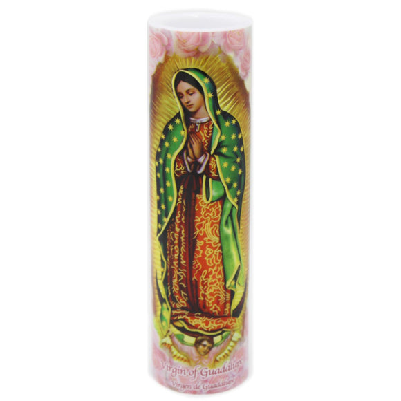 Our Lady of Guadalupe LED Candle